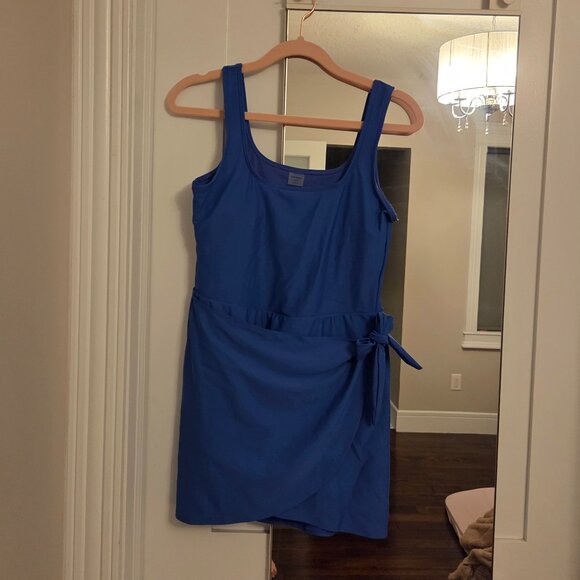 Matte Side-Tie Swim Dress - Picture 3 of 4
